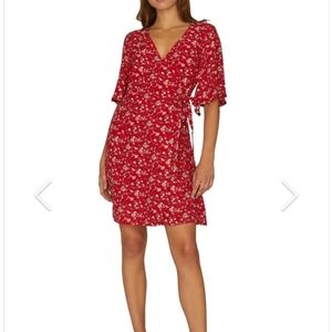 Sanctuary Girl On Fire Faux Wrap Dress